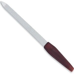 Metal Nail File Plastic Handle